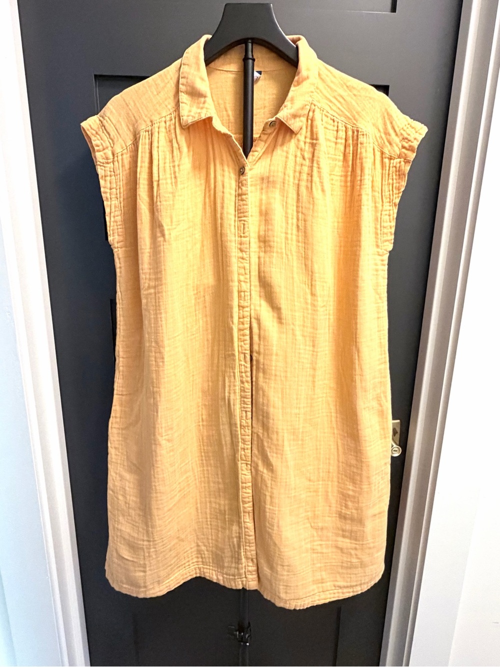 Old Navy Tall Double Gauze Shirt Dress